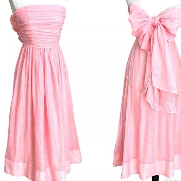 H&M Edition Ramie Bandeau Dress ** INFLUENCER FAVOURITE ** - Picture 4 of 8